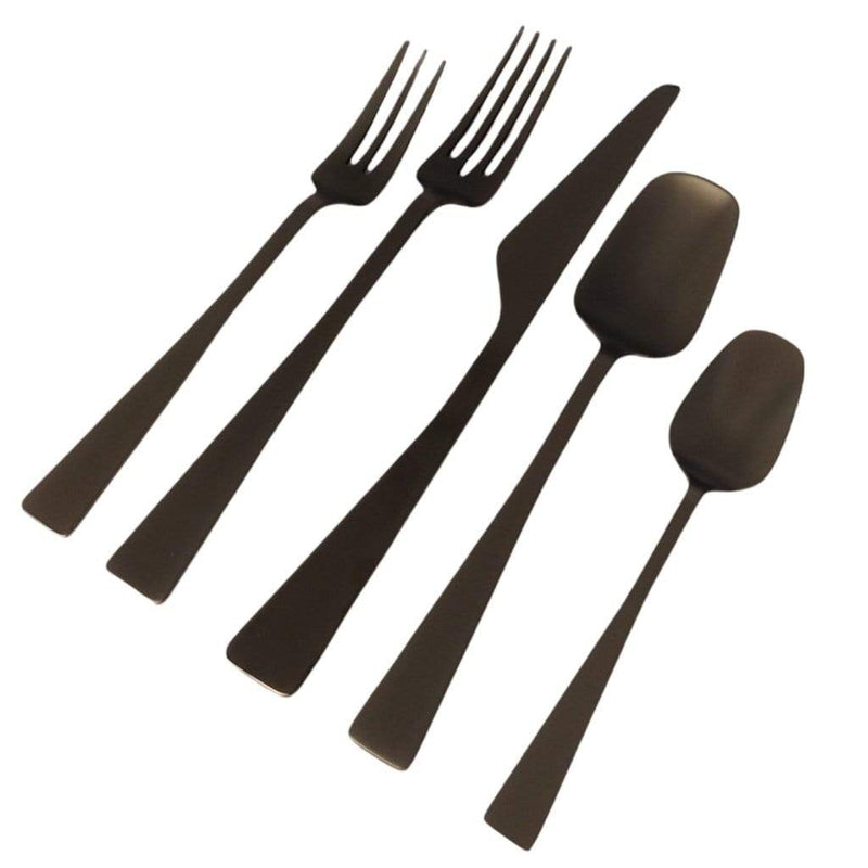 Zest - 5pcs, ice black  -  Cutlery  by  knIndustrie
