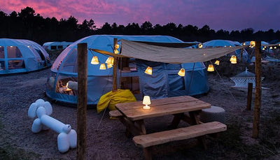 Camping Bakkum, Bakkum, Pays-Bas (projet Fatboy)