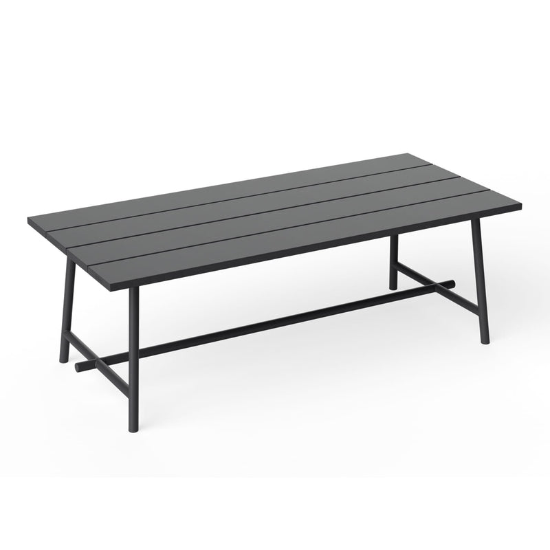 Fred’s Outdoor Table by Fatboy in anthracite, featuring a durable aluminum design with foldable legs, perfect for stylish outdoor gatherings.