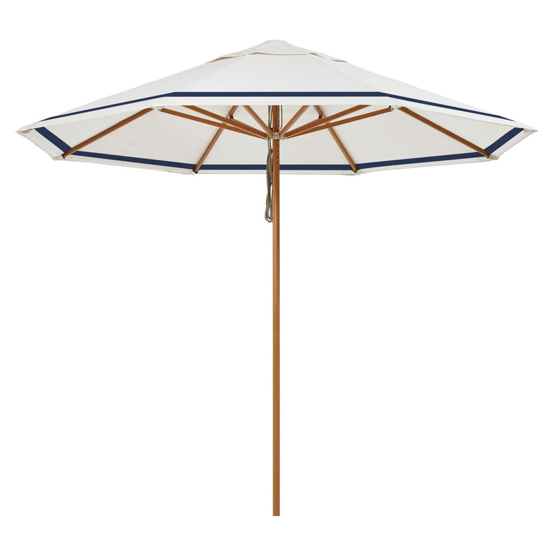 Sleek Regatta Patio Umbrella by Basil Bangs with a 280 cm octagonal canopy, UPF50+ sun protection, and durable marine-grade materials.