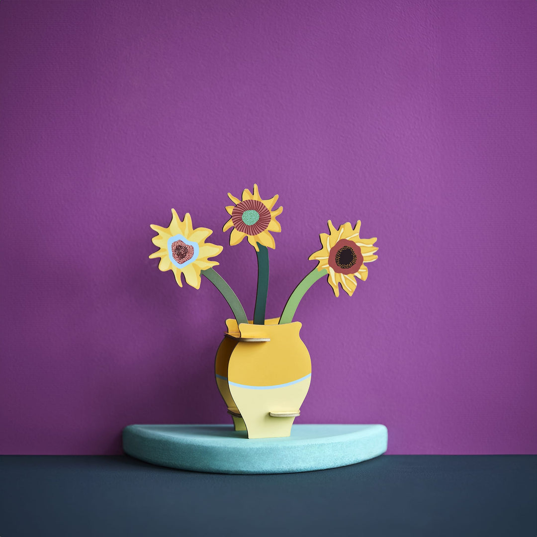 Van Gogh Flowers 3D Pop-Out Card: Eco-Friendly Gift – Nüline