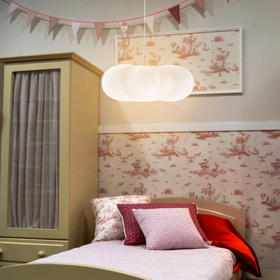Claudy Lamp by Newgarden: Whimsical Cloud Design, Durable Polyethylene Construction, Ideal for Children's Rooms.