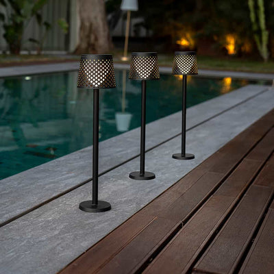 Greta solar lamp: 5-in-1 lighting solution revolutionizing gardens. Eco-friendly, solar or USB charged.
