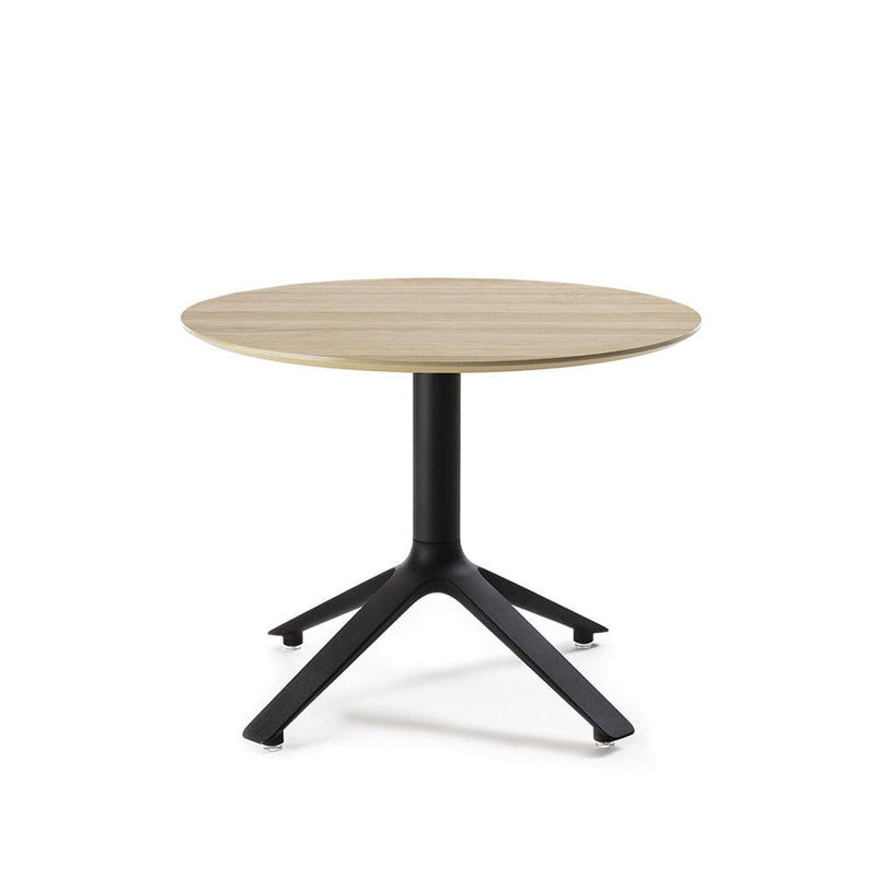 EEX - Side table w/ wooden top black / natural / round  -  End Tables  by  TOOU