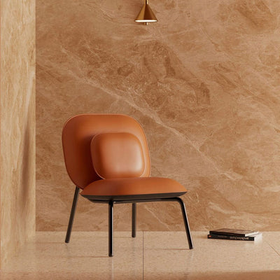 Tasca - Lounge chair & Ottoman, Eco Leather fabric  -  Chairs  by  TOOU